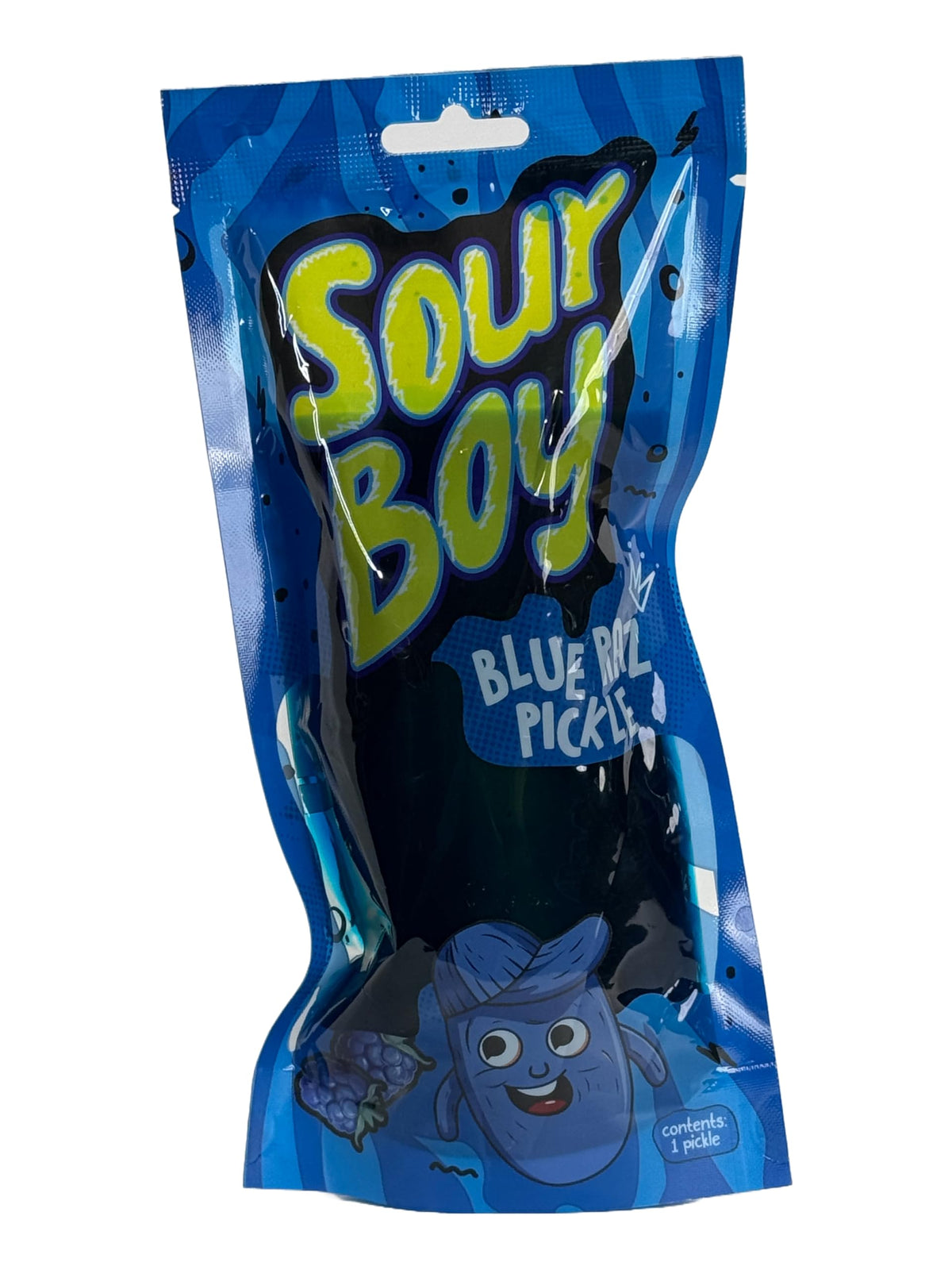 Sourboy Blue Raspberry Pickle Kit | Viral Snack Set with Blue Raspberry Pickle and Treats
