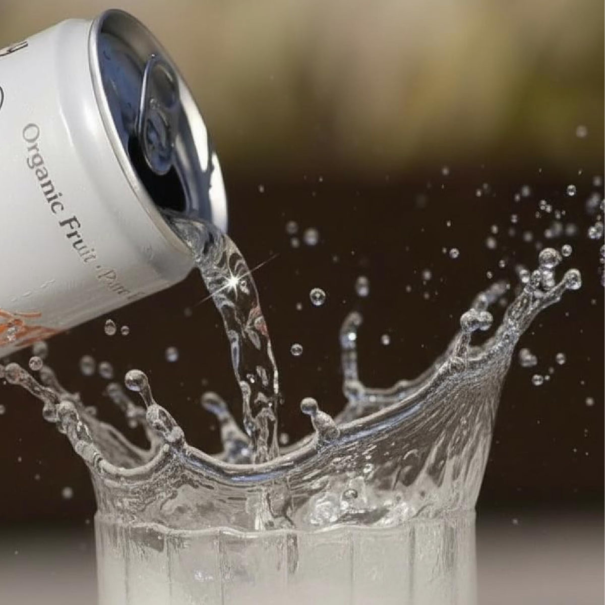 Sovány Tangerine Sparkling Water – Organic, No Added Sugar, Low Calorie | 12 oz Can, 12 Pack