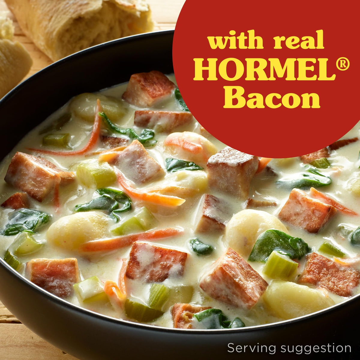 SPAM with Real Hormel Bacon — 7 g Protein per Serving, 12 oz (Pack of 12)