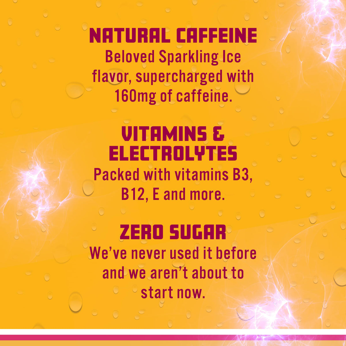 Sparkling Ice Energy Power Punch 12Pk – Zero Sugar Caffeine Drink with Vitamins & Electrolytes