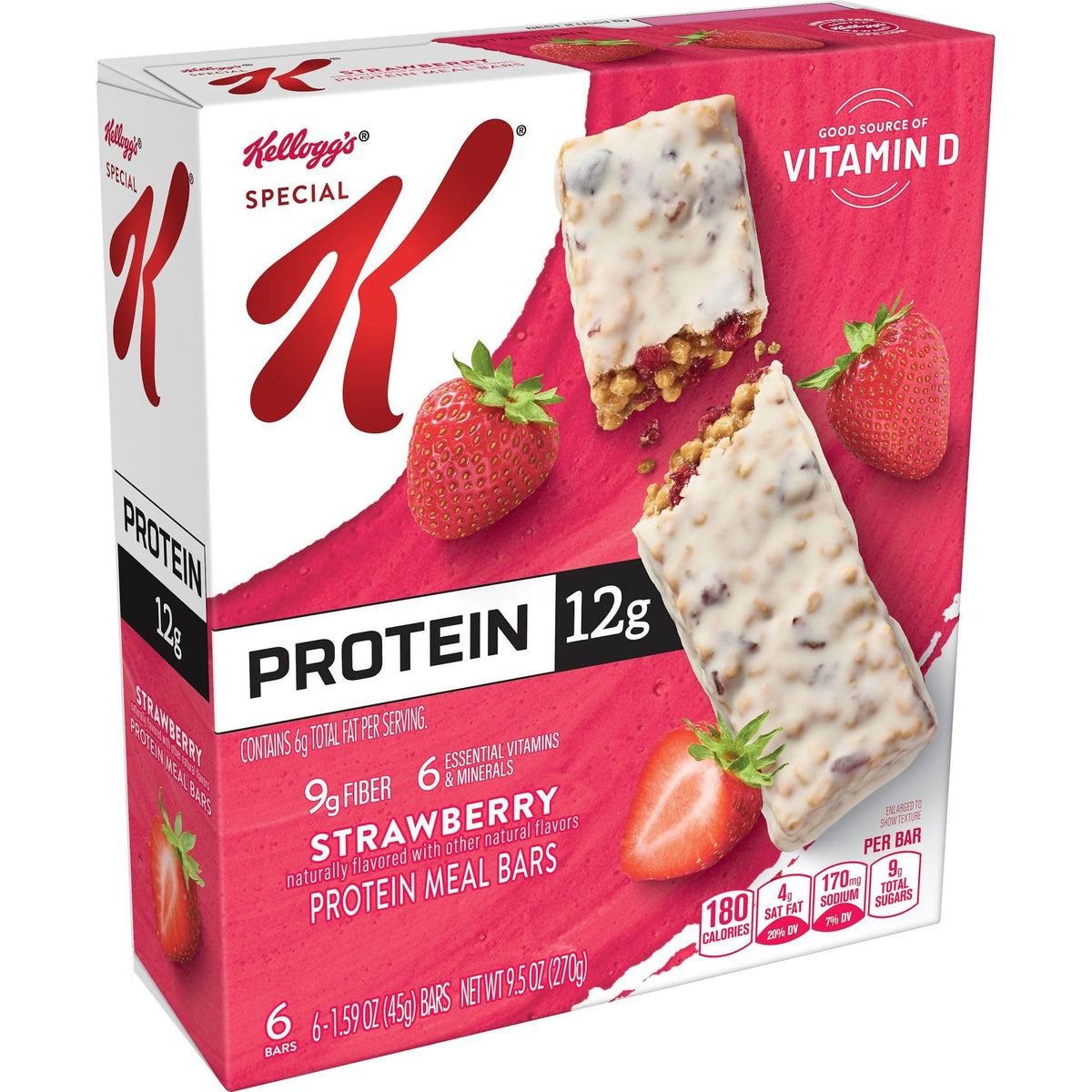 Special K Protein Meal Bars Strawberry — 12g Protein, 3 Boxes
