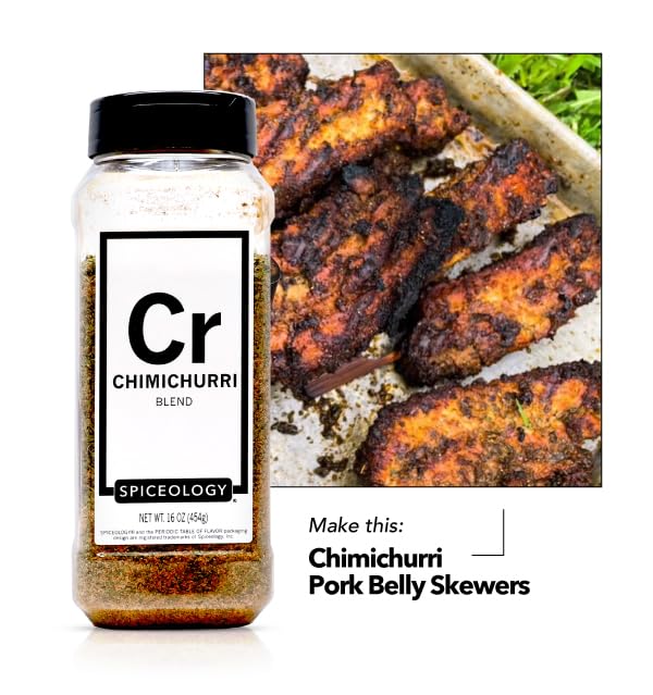 Spiceology Chimichurri Seasoning - 16 oz BBQ Rub for Grilling Pork, Fish, Chicken, Steak