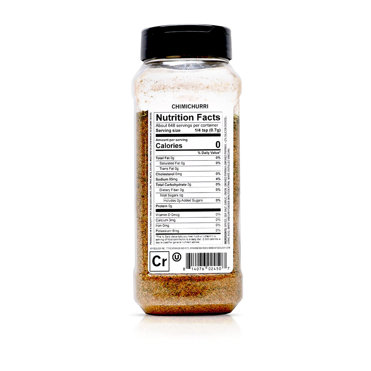 Spiceology Chimichurri Seasoning - 16 oz BBQ Rub for Grilling Pork, Fish, Chicken, Steak