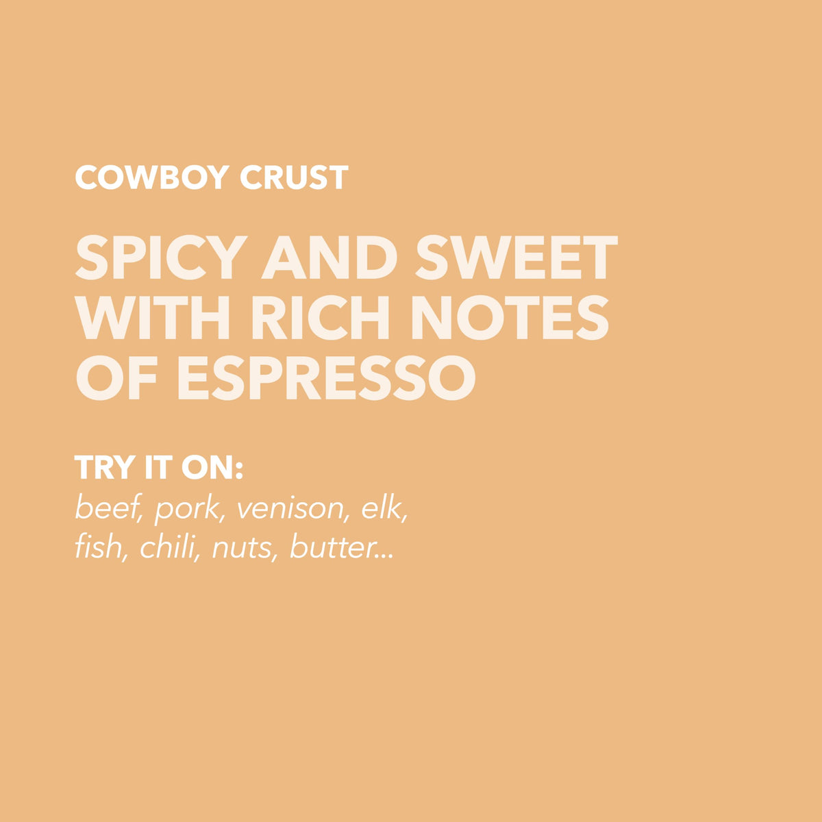 Spiceology Cowboy Crust Espresso Chile Seasoning – Bold Coffee Rub for Beef, Pork, Chicken, Steak & Ribs | Freshly Ground, 16 oz