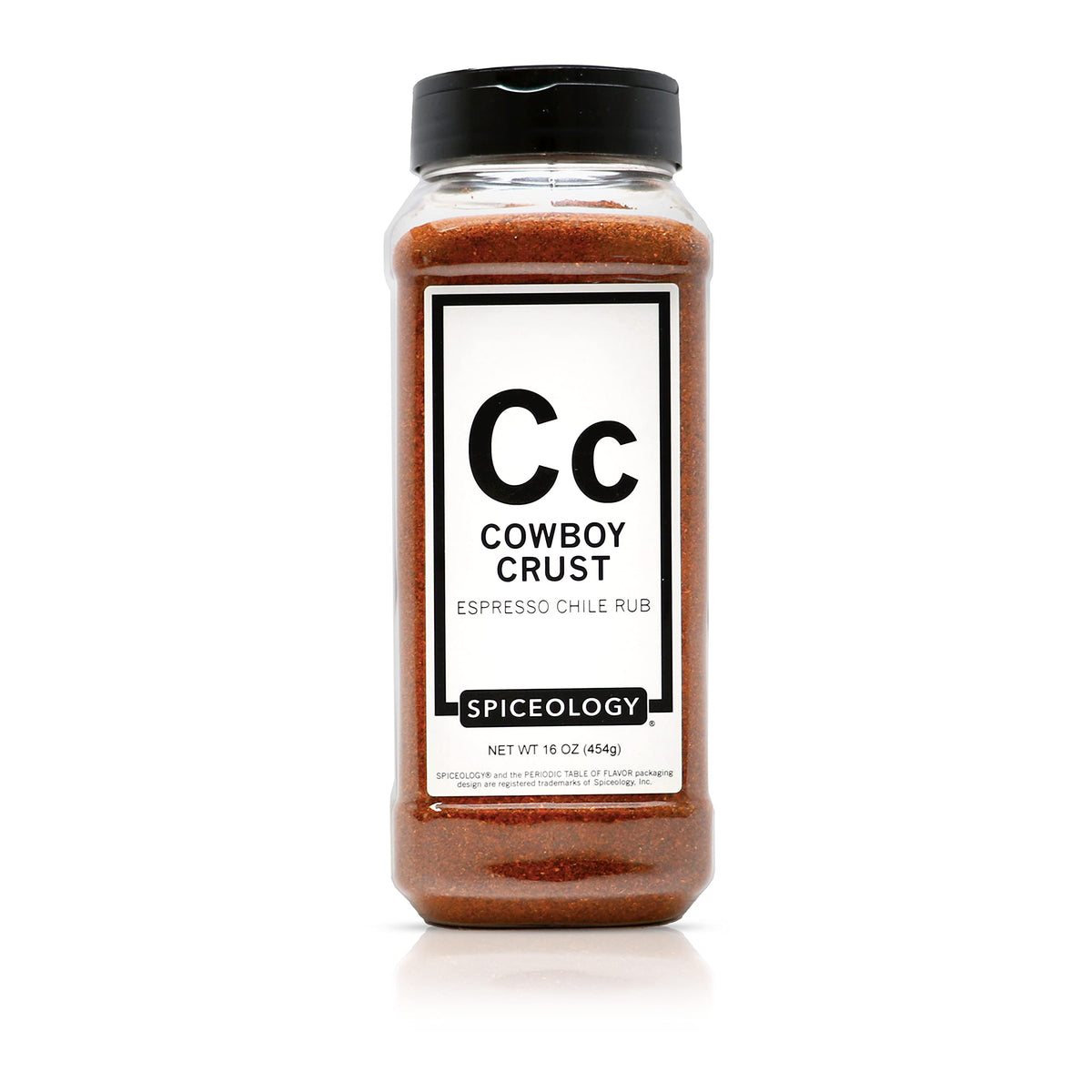 Spiceology Cowboy Crust Espresso Chile Seasoning – Bold Coffee Rub for Beef, Pork, Chicken, Steak & Ribs | Freshly Ground, 16 oz