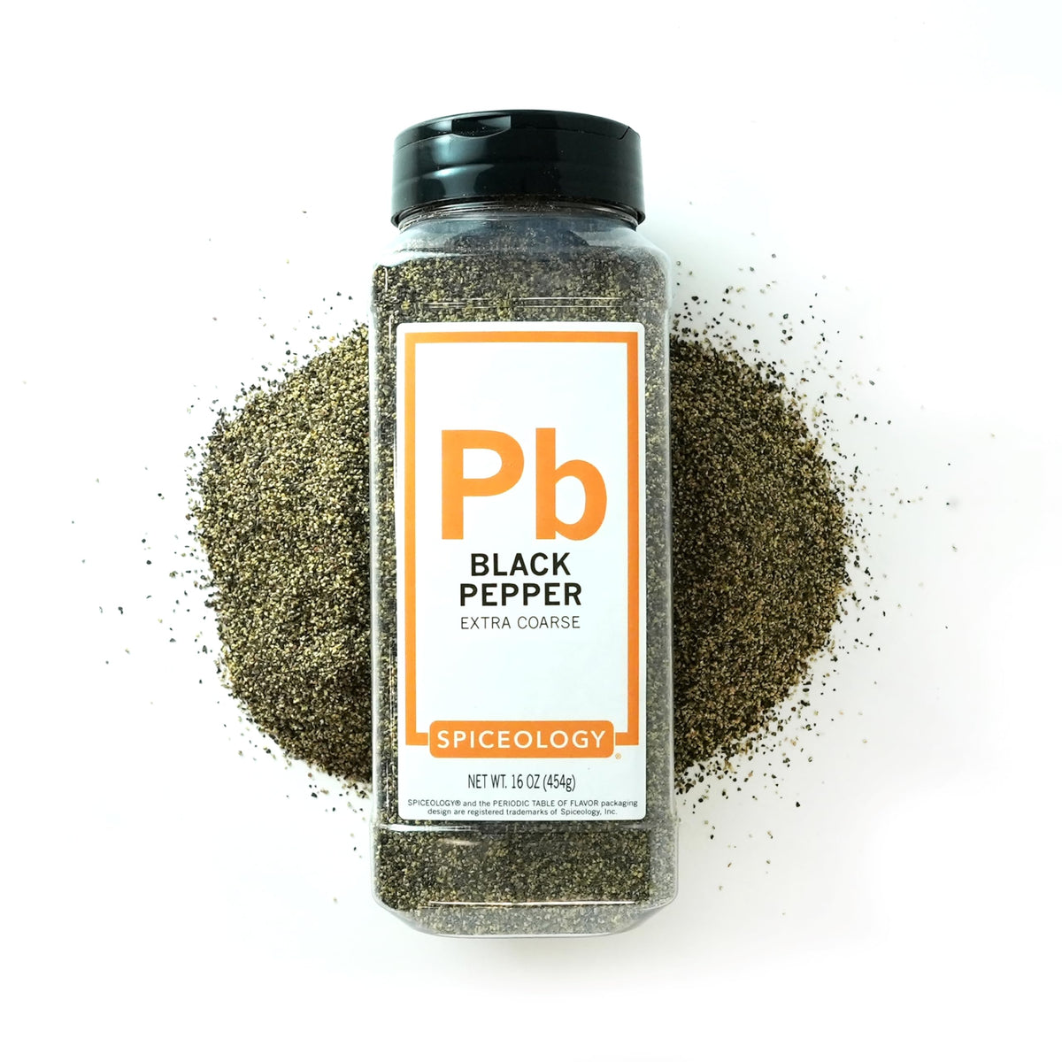 Spiceology Extra Coarse Ground Black Pepper – 16 oz Bulk Pepper for Home Cooks & Pro Kitchens