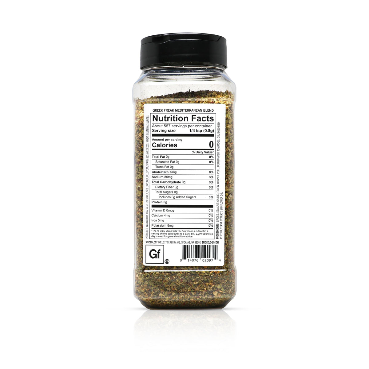 Spiceology Greek Freak Mediterranean Seasoning – Greek Herbs & Spices, 16 oz