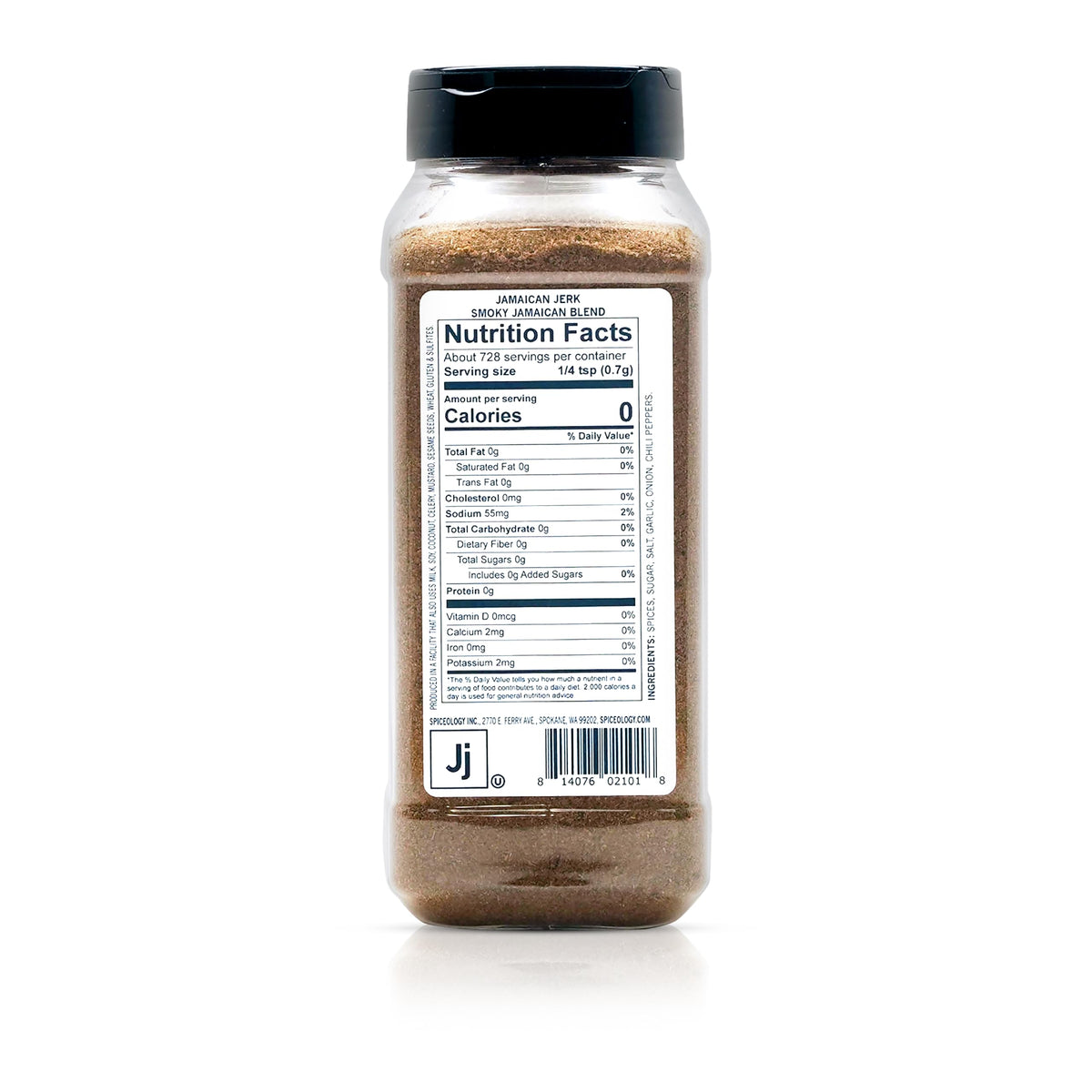 Spiceology Jamaican Jerk Rub – Smoky Caribbean BBQ Seasoning (18 oz)