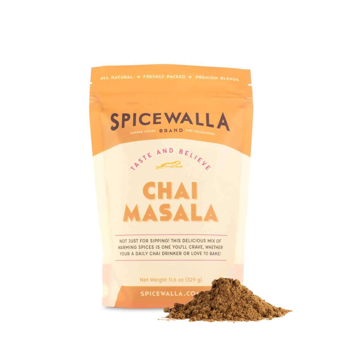 Spicewalla Masala Chai Spice – Premium Chai Masala for Tea & Latte (11.6 oz)