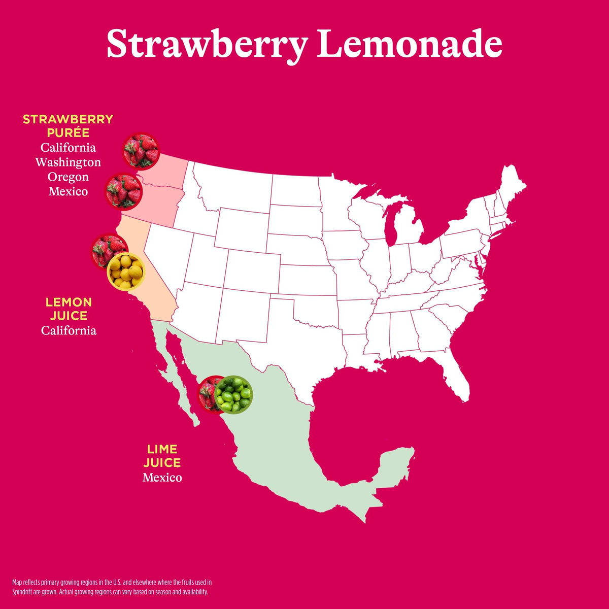 Spindrift Strawberry Lemonade Can – 24 Pack, 12 oz | Real Fruit Sparkling Water