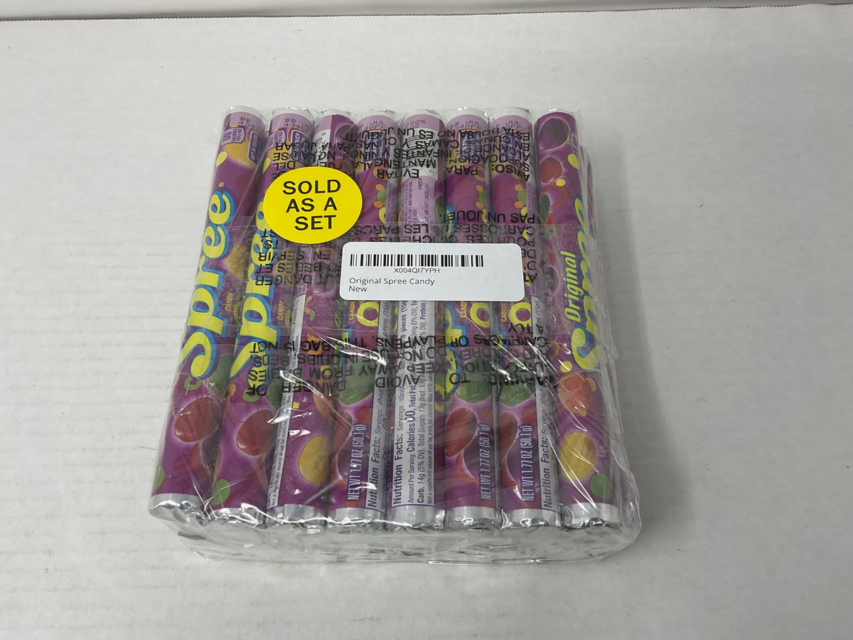 Spree Original Candy Rolls – 24 Pack, 1.77 oz Each, Sweet & Tart