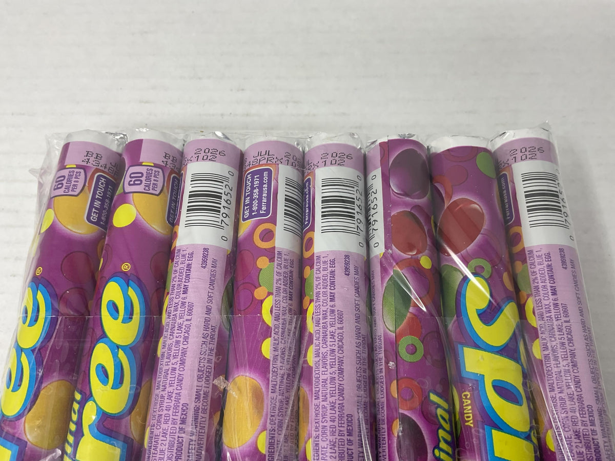 Spree Original Candy Rolls – 24 Pack, 1.77 oz Each, Sweet & Tart