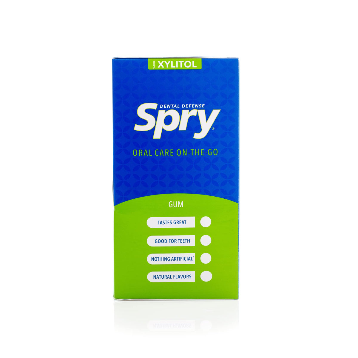 Spry Fresh Natural Xylitol Gum – Dental Defense, Aspartame-Free, Sugar-Free, 400 Pieces (2-Pack)