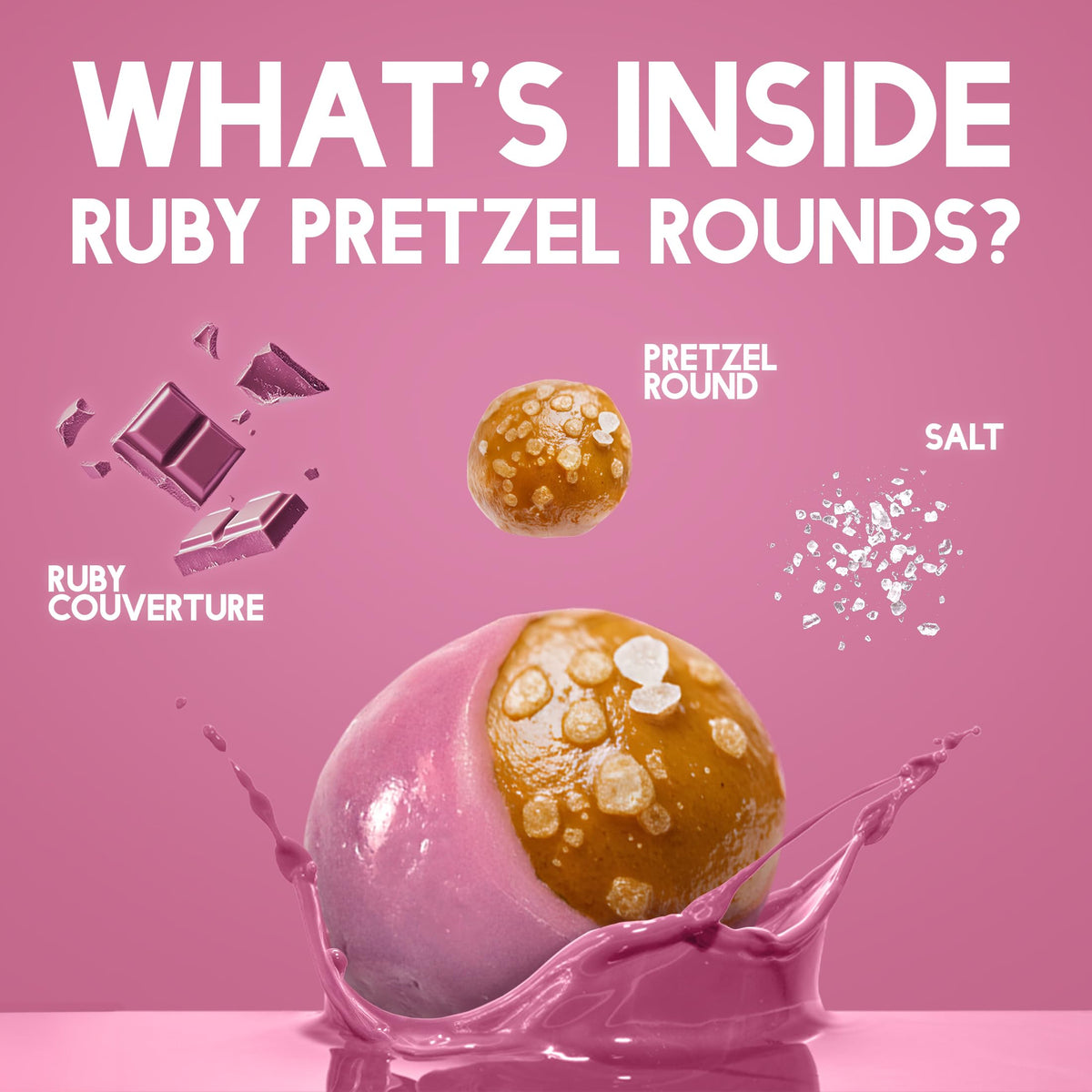 Squirrel Brand Ruby Cacao Pretzel Rounds – 30oz Resealable Jar, Sweet & Salty Gourmet Snack