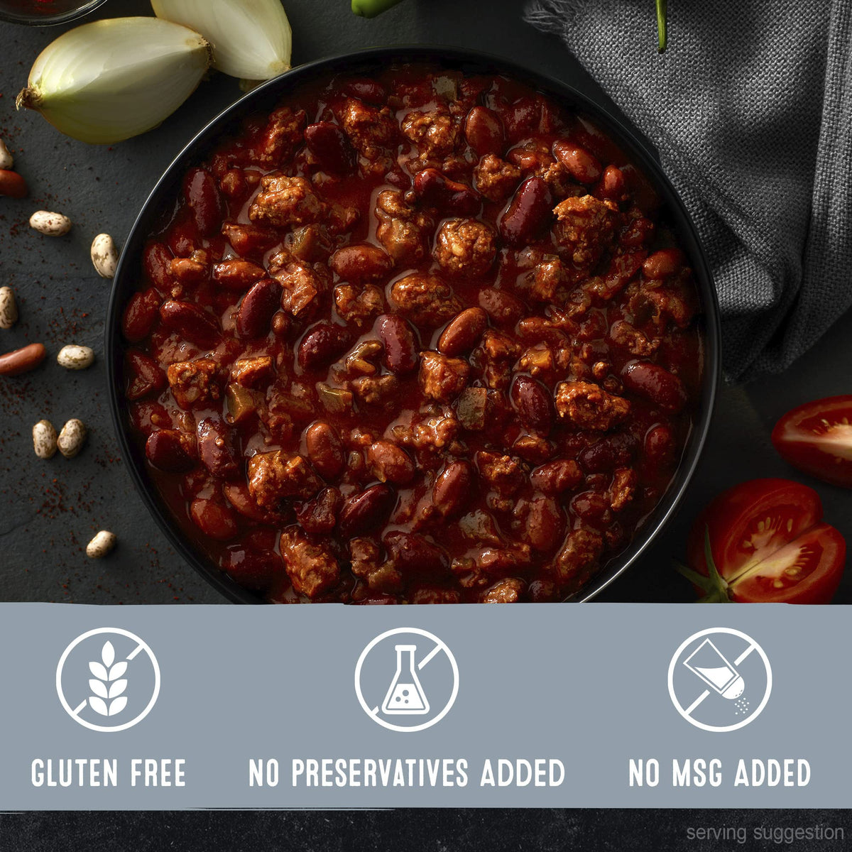 STAGG Classic Chili with Beans — 15 oz Canned Chili, Pack of 12