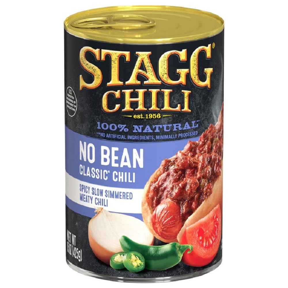 STAGG CLASSIC Chili No Beans – 12-Pack, 15 oz
