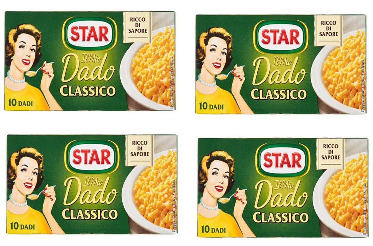 STAR Il Mio Dado Classico Bouillon Cubes – Classic Italian Stock Flavor, 4x10 (40 Cubes) | 10 g Each Cube