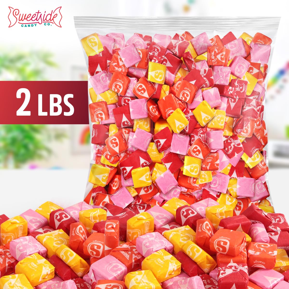 Starbrst Candy Bulk 2lb – Fruit Chews, Individually Wrapped for Freshness | SWEETSIDE CANDY CO.