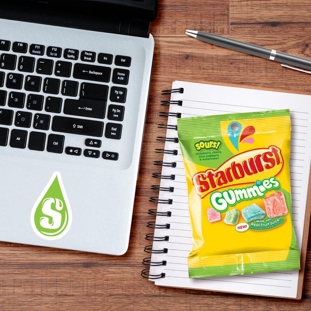 STARBURST Gummies Sours – 12 x 5 oz Bags | Bulk Sour Gummy Candy