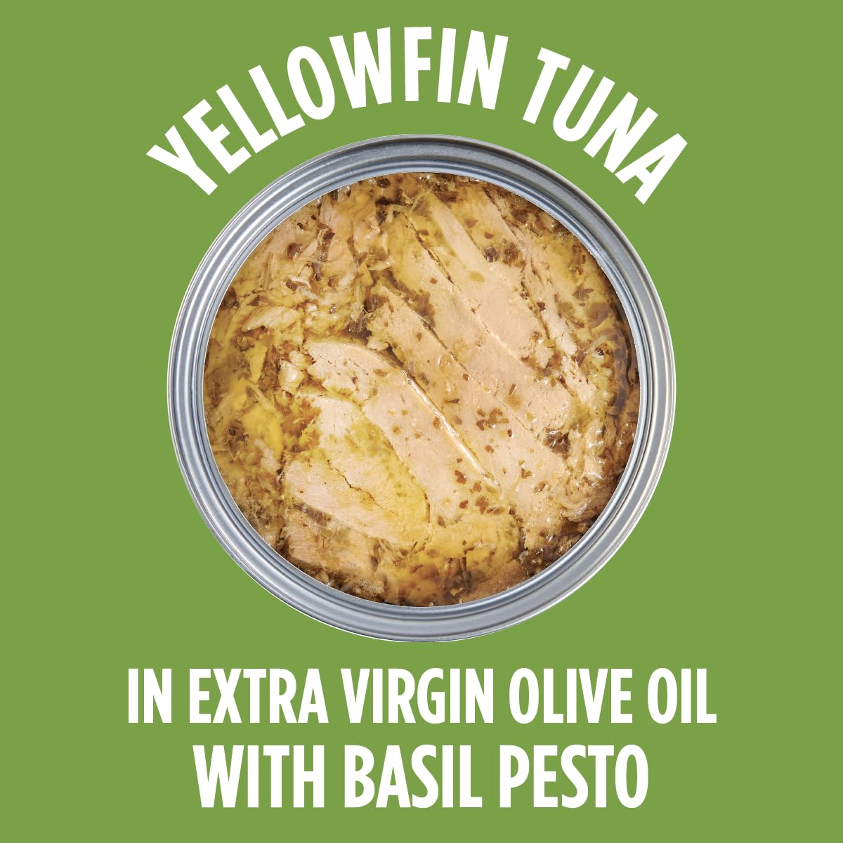 StarKist E.V.O.O. Yellowfin Tuna with Basil Pesto in Extra Virgin Olive Oil – 4.5 oz Can (Pack of 12)