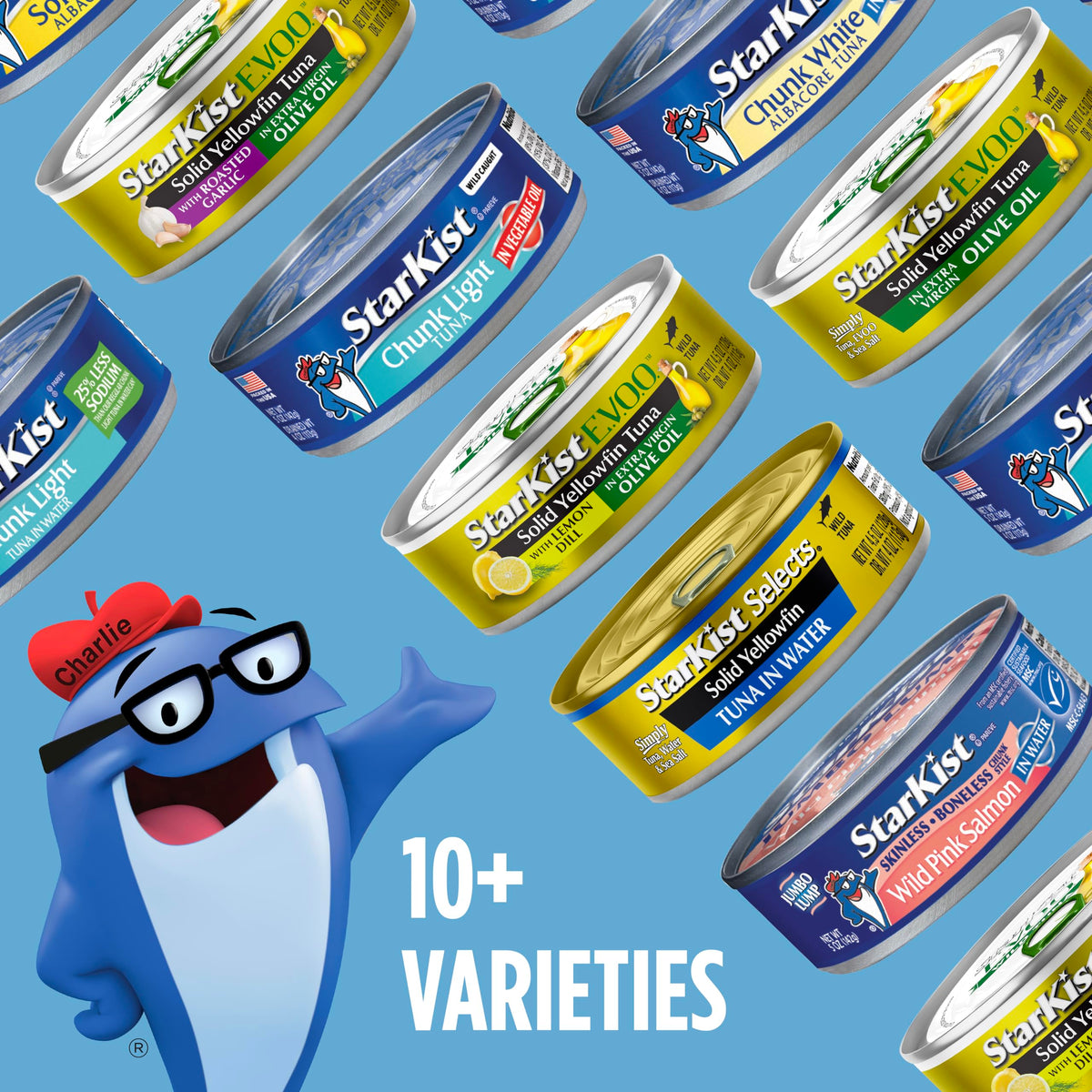 StarKist Selects No Salt Added Chunk White Albacore Tuna in Water – 12 Pack, 4.5 oz Cans, 14g Protein