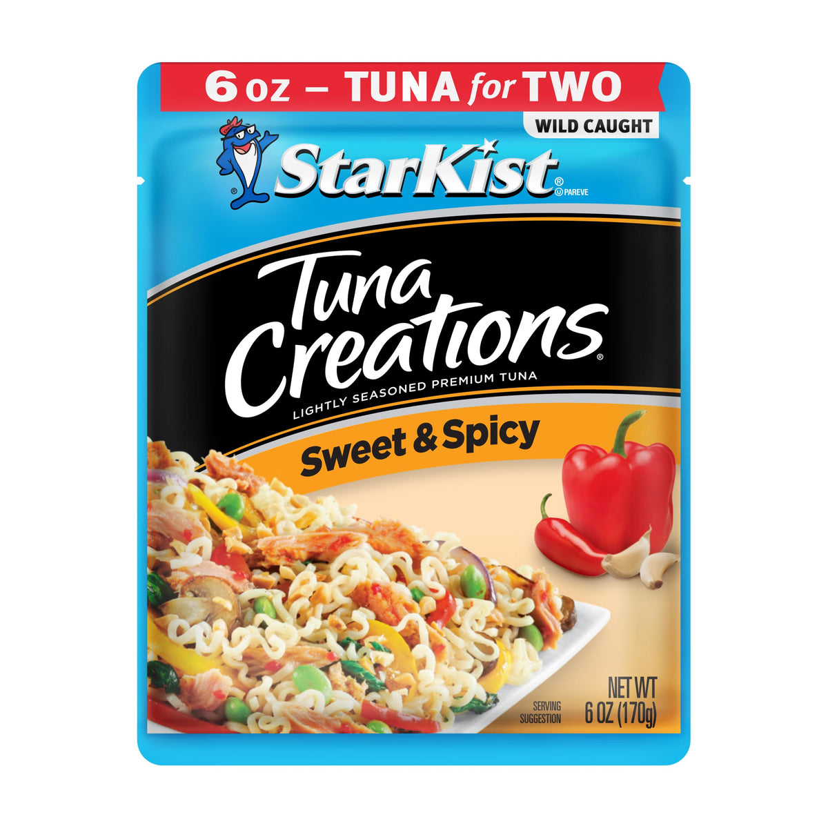 StarKist Tuna Creations Sweet & Spicy Pouch – 6 oz, 12 Pack
