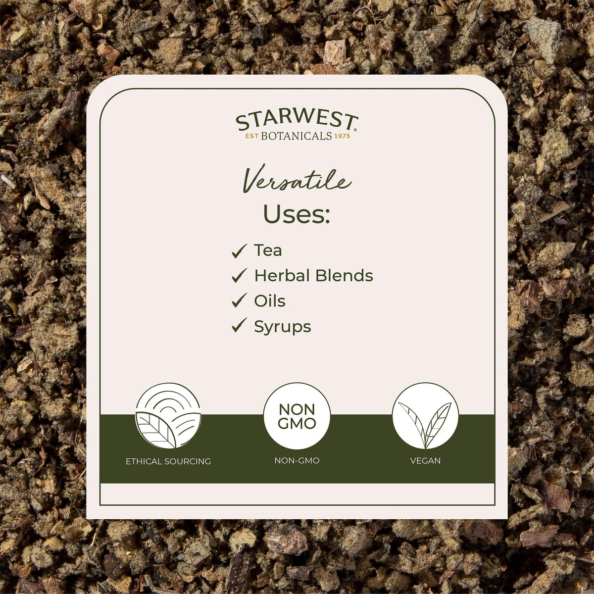 Starwest Botanicals Organic Mullein Leaf - Dried Loose Leaf, Kosher, Non-GMO, 1 lb