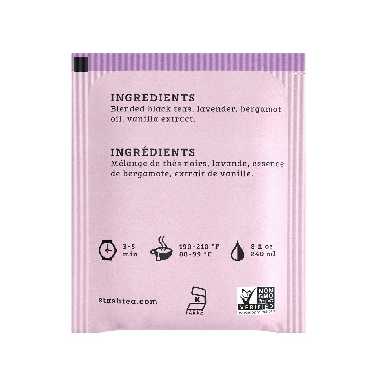 Stash Tea Breakfast in Paris Black Tea – Caffeinated, Non-GMO Project Verified, 108 Tea Bags Total (Pack of 6)