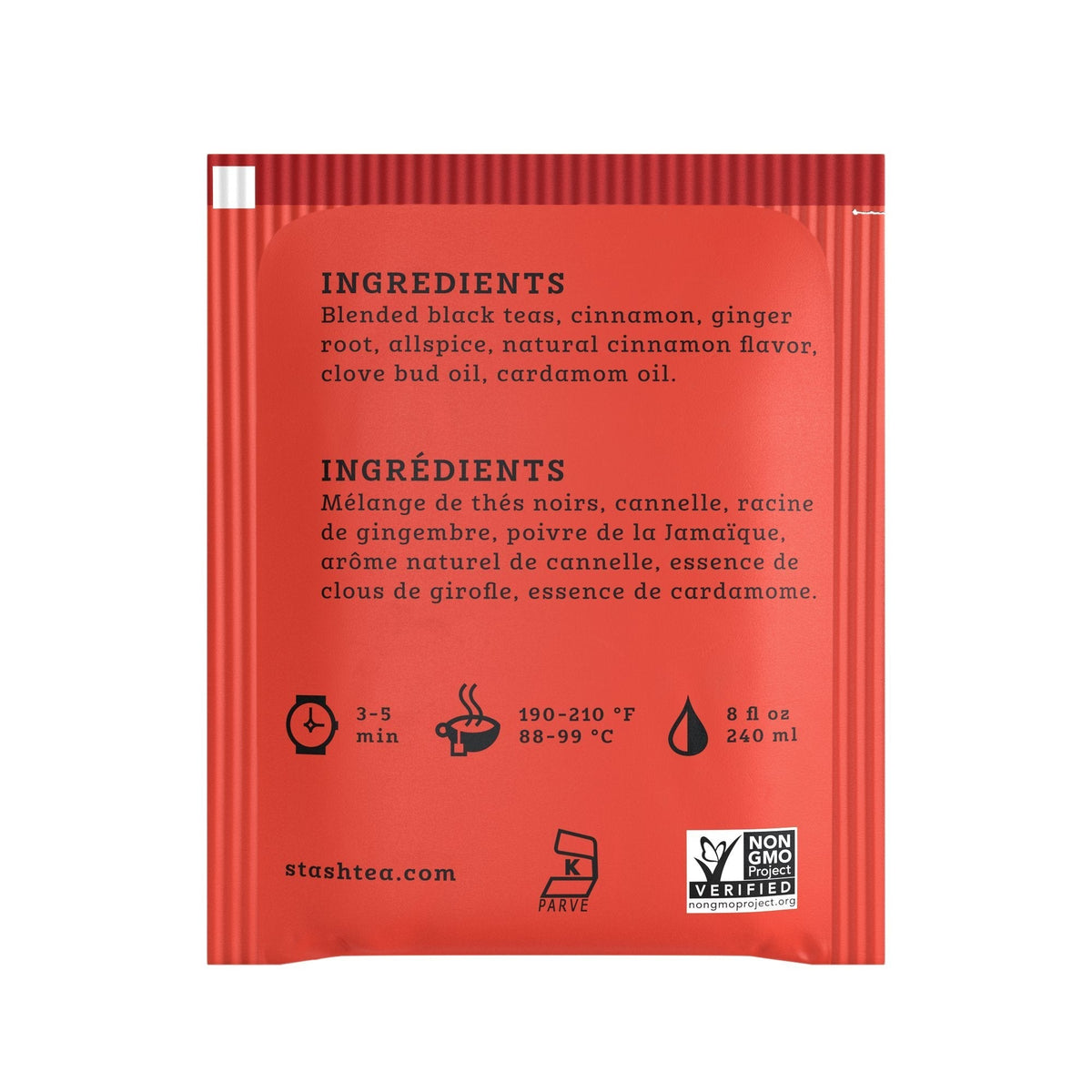 Stash Tea Chai Spice Black Tea – 100 Bags | Aromatic, Bold Chai
