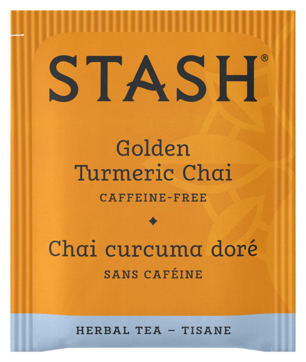 Stash Tea Turmeric Chai Herbal Tea - Caffeine-Free, Non-GMO, 108 Bags