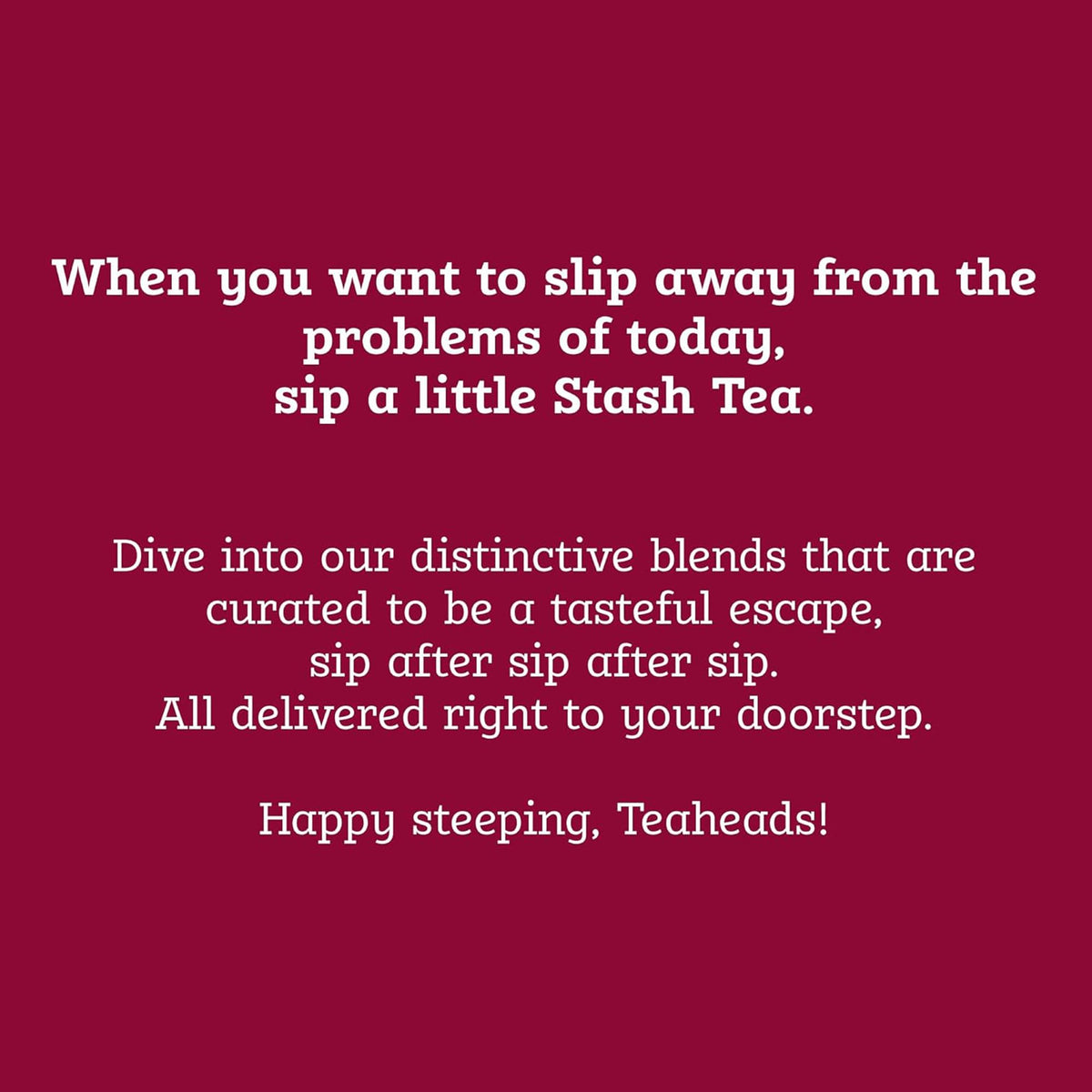 Stash Tea Double Spice Chai Black Tea — 108 Bags in 6 Boxes