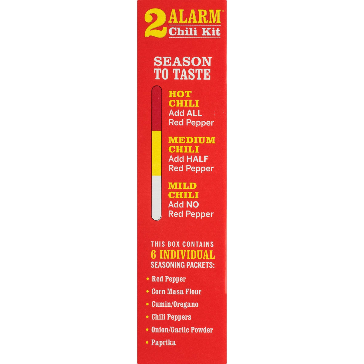Wick Fowler's 2-Alarm Chili Kit – Authentic Texas-Style Chili Seasoning (Pack of 8)