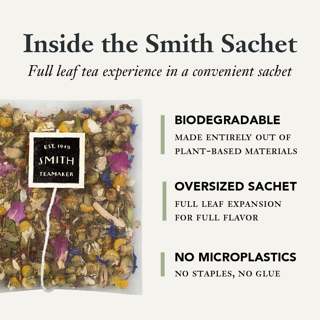 Steven Smith Teamaker Lord Bergamot No. 55 Earl Grey Tea – 36 Sachets, Caffeinated
