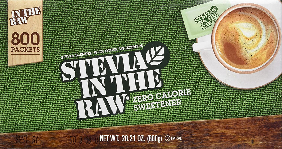 Stevia in the Raw Zero Calorie Sweetener Packets - 800-Count Original | IN THE RAW