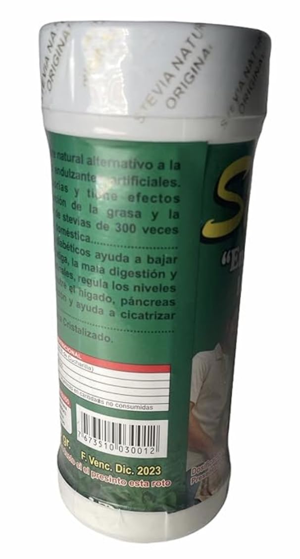 Stevia Original Natural from Bolivia – 8.82 oz (250 g) Zero-Calorie Stevia Powder
