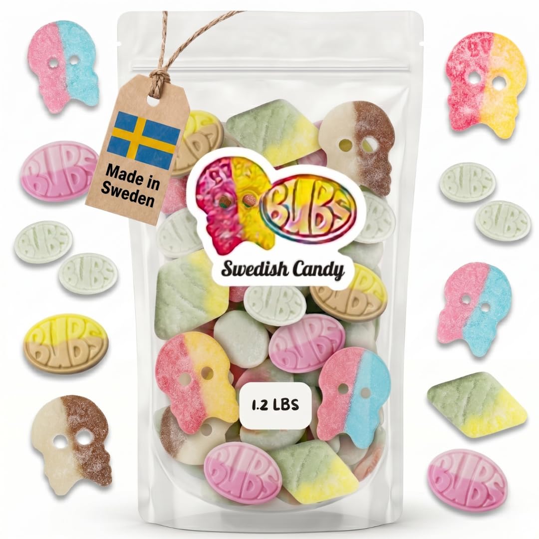 STEYDA Swedish Candy Mix – BUBS Vegan Gummies Variety (1.2 lb)
