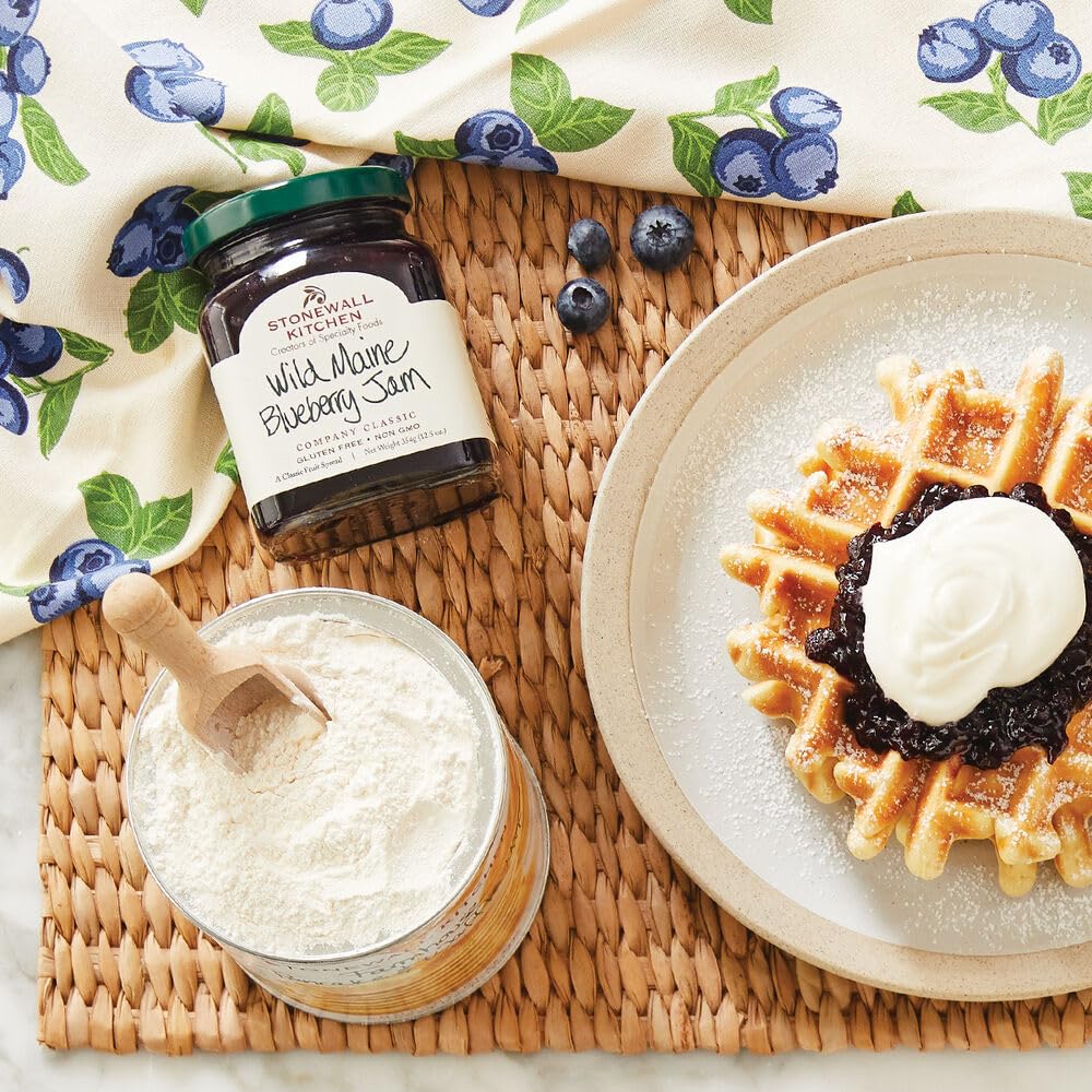 Stonewall Kitchen Wild Maine Blueberry Jam 4-Pack | Premium Berry Jam Gift Set