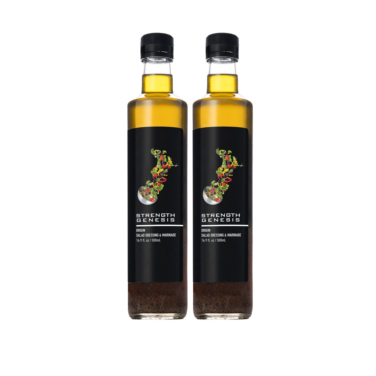 Strength Genesis Origin Keto Mediterranean Dressing & Marinade – 2 Pack, Organic EVOO