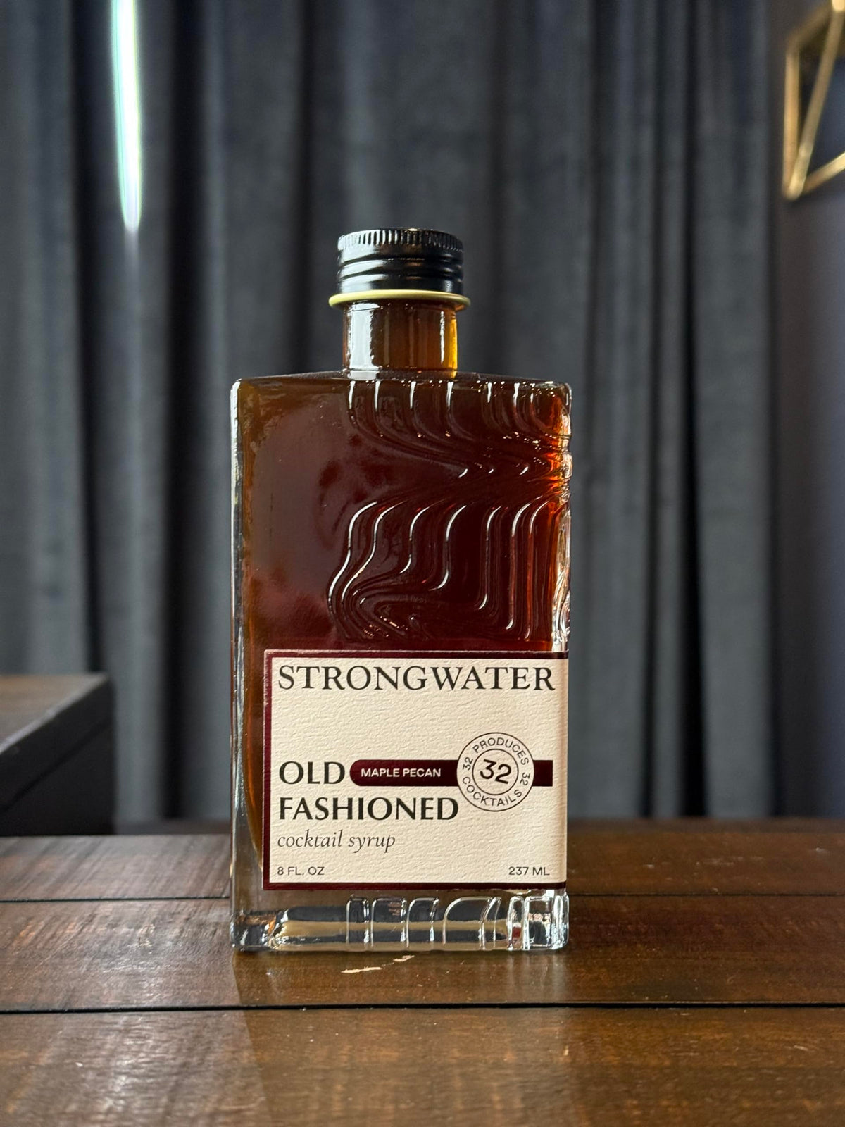 Strongwater Maple Pecan Old Fashioned Cocktail Mixer – Makes 32 Cocktails