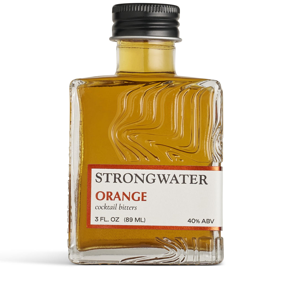 Strongwater Orange Bitters (40 Servings) – Spiced Orange Bitters with Citrus Zest, Cardamom & Walnut | 3oz