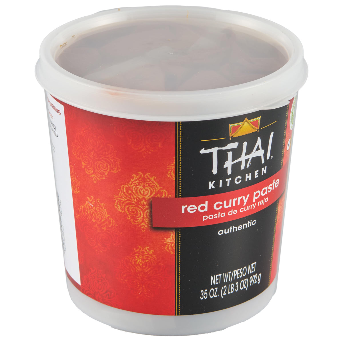 Stubb's Thai Kitchen Red Curry Paste 35 oz – Authentic Thai Flavor for Stir-Fries & Soups