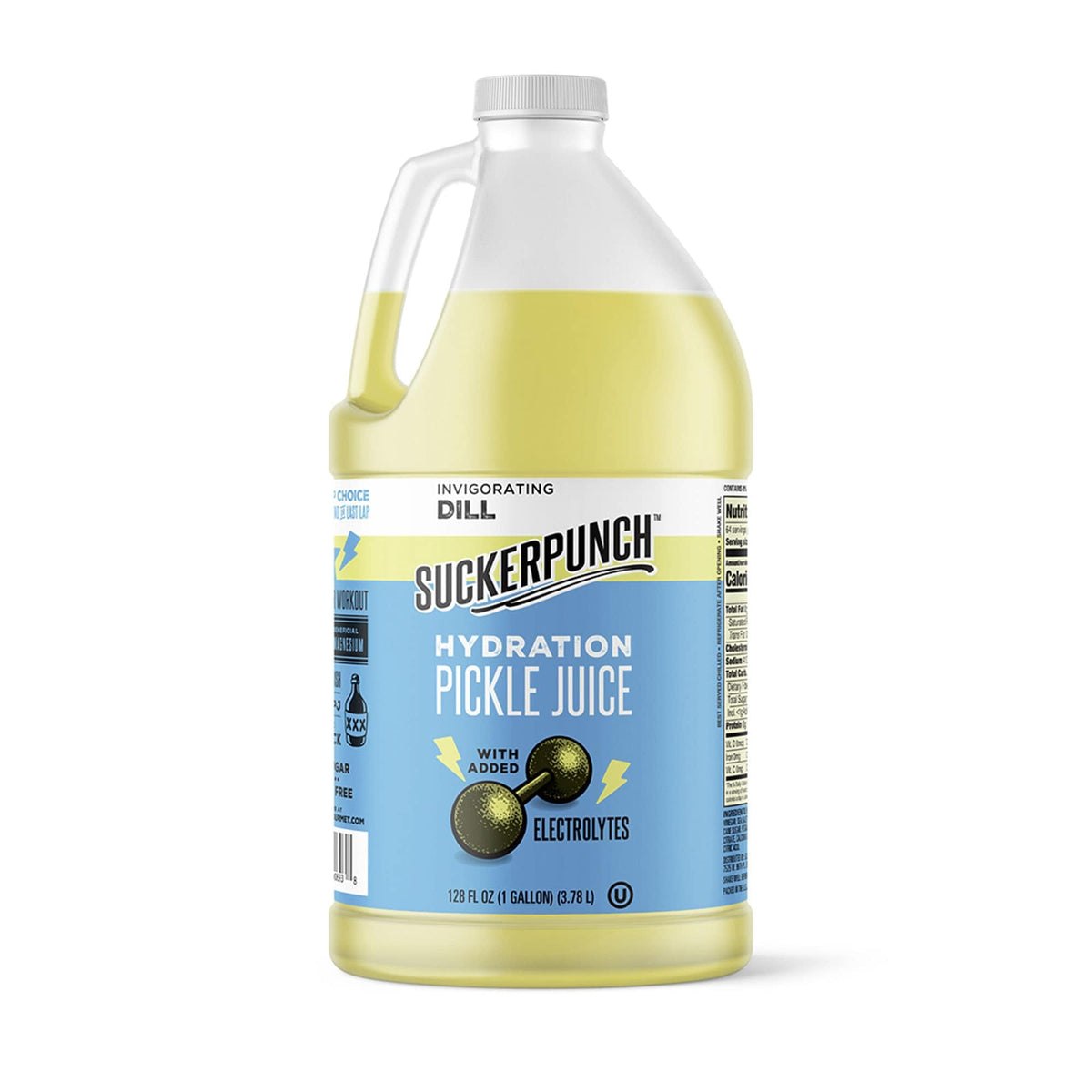 Suckerpunch Electrolyte Pickle Juice Shot – Quick Hydration & Post-Workout Support (Gallon)