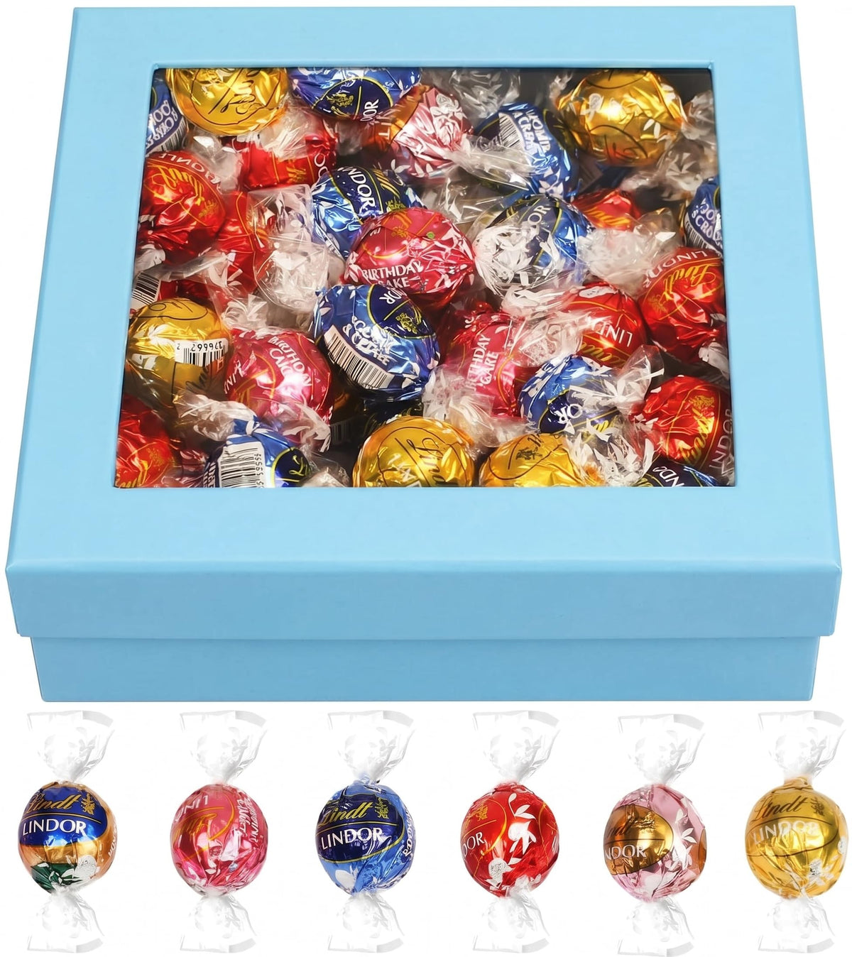SUGADELIC Luxury LindtTruffles Gift Box – 50 Assorted Truffles, Gift Ready