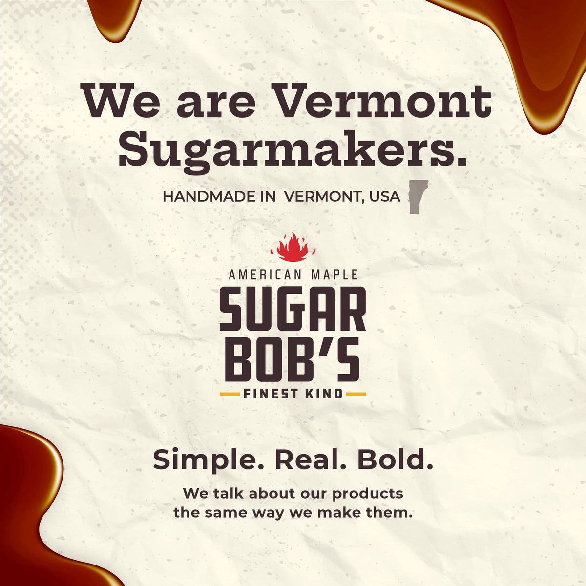Sugar Bob’s Finest Kind Smoked Maple Syrup – Real Vermont, 8.45 oz