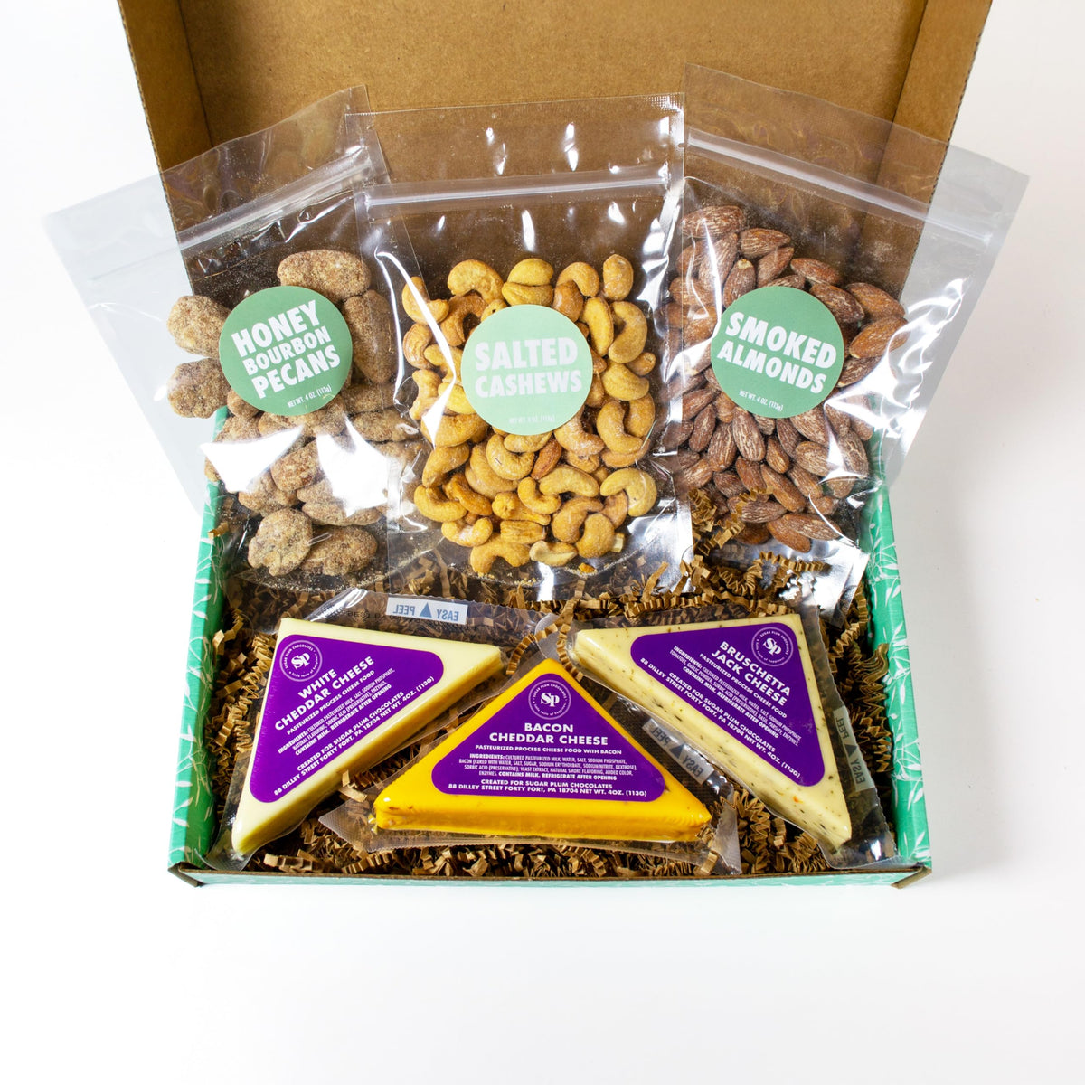 SUGAR PLUM Cheese & Nuts Gift Basket – Gourmet Charcuterie & Cheese Selections