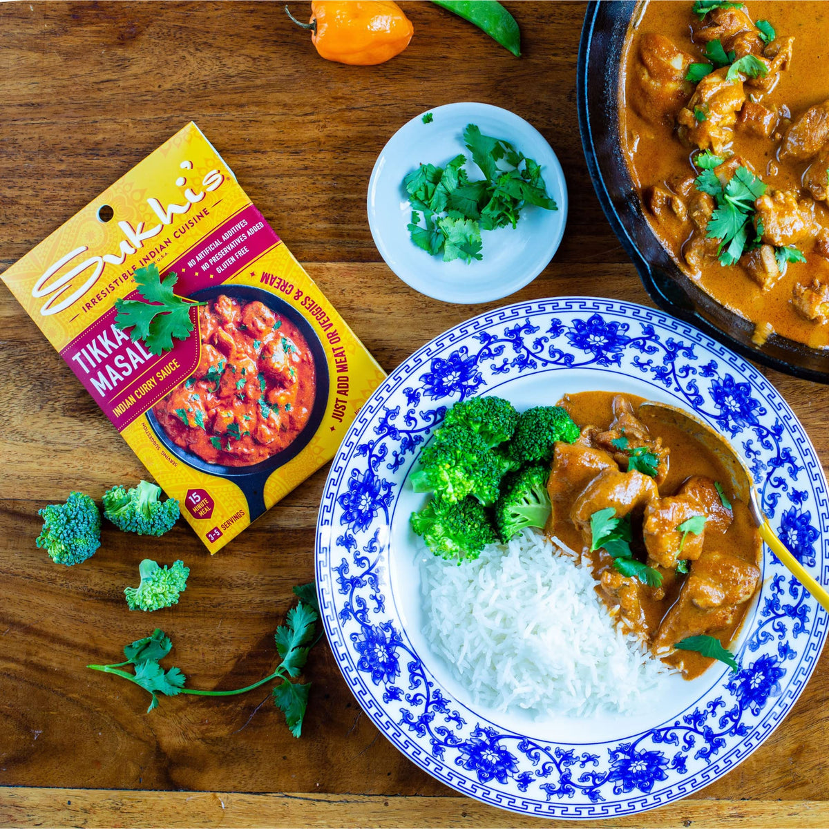 Sukhi's Indian Curry Paste – Chicken Tikka Masala Sauce, 3oz (Pack of 6) Gluten Free