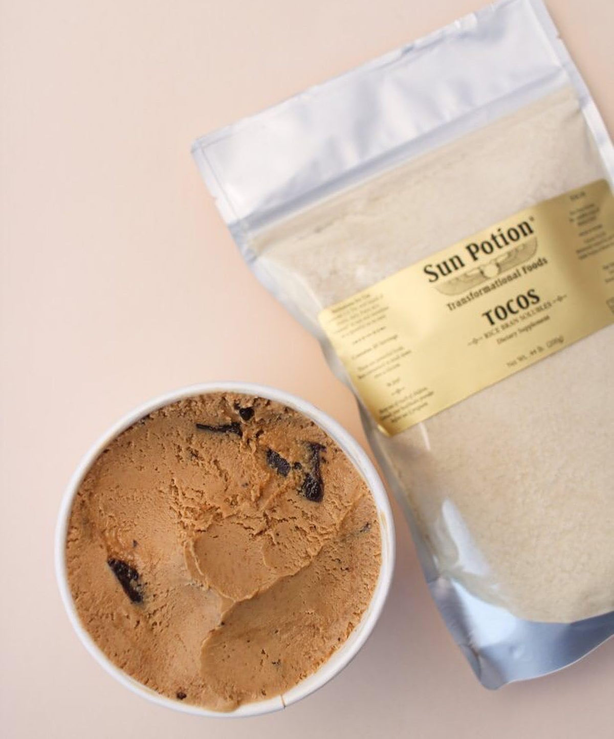Sun Potion Tocos Powder – Rice Bran Solubles with Tocotrienols (Vitamin E) | Beauty Superfood for Skin & Hair | Non-GMO 200g