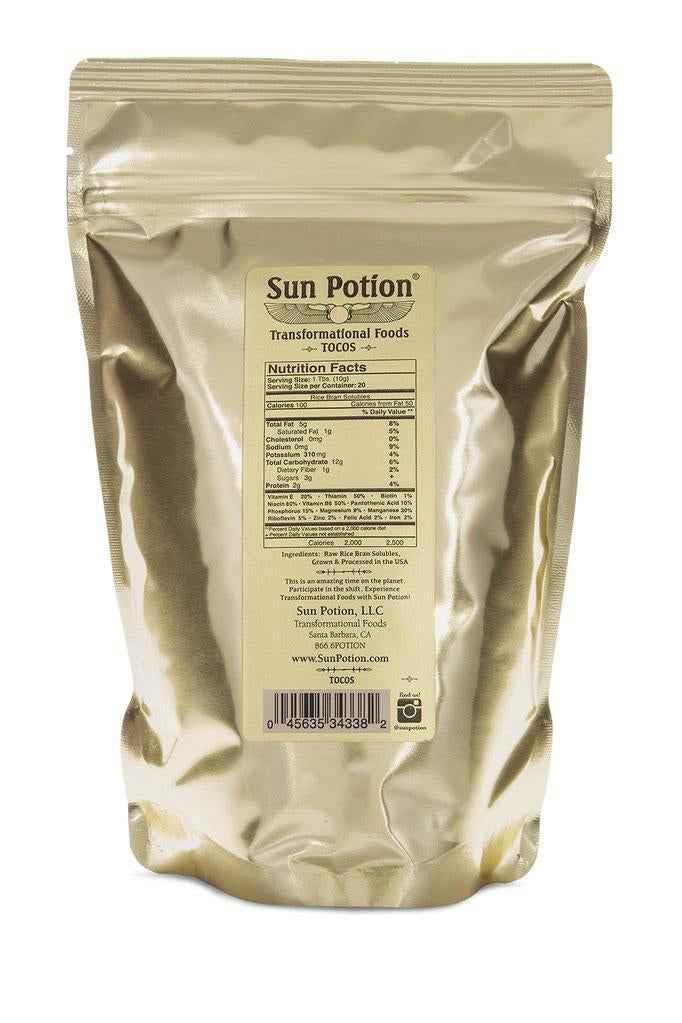 Sun Potion Tocos Powder – Rice Bran Solubles with Tocotrienols (Vitamin E) | Beauty Superfood for Skin & Hair | Non-GMO 200g