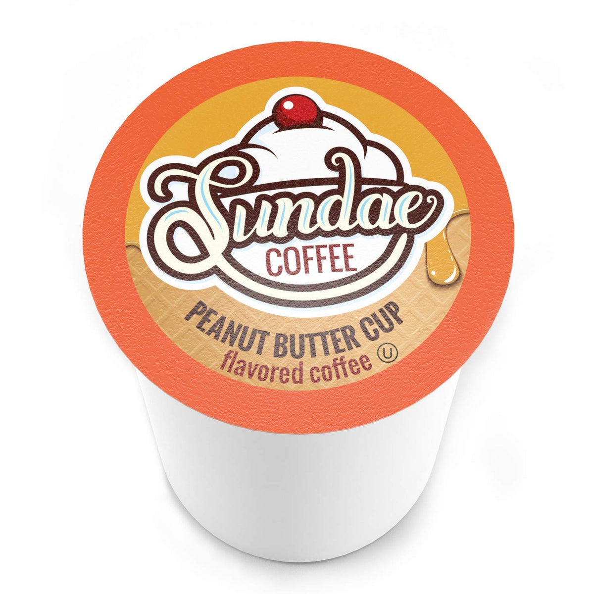 Sundae Ice Cream Flavored Coffee Pods – Peanut Butter Cup, 48 Count, Keurig 2.0 Compatible | Sundae Coffee