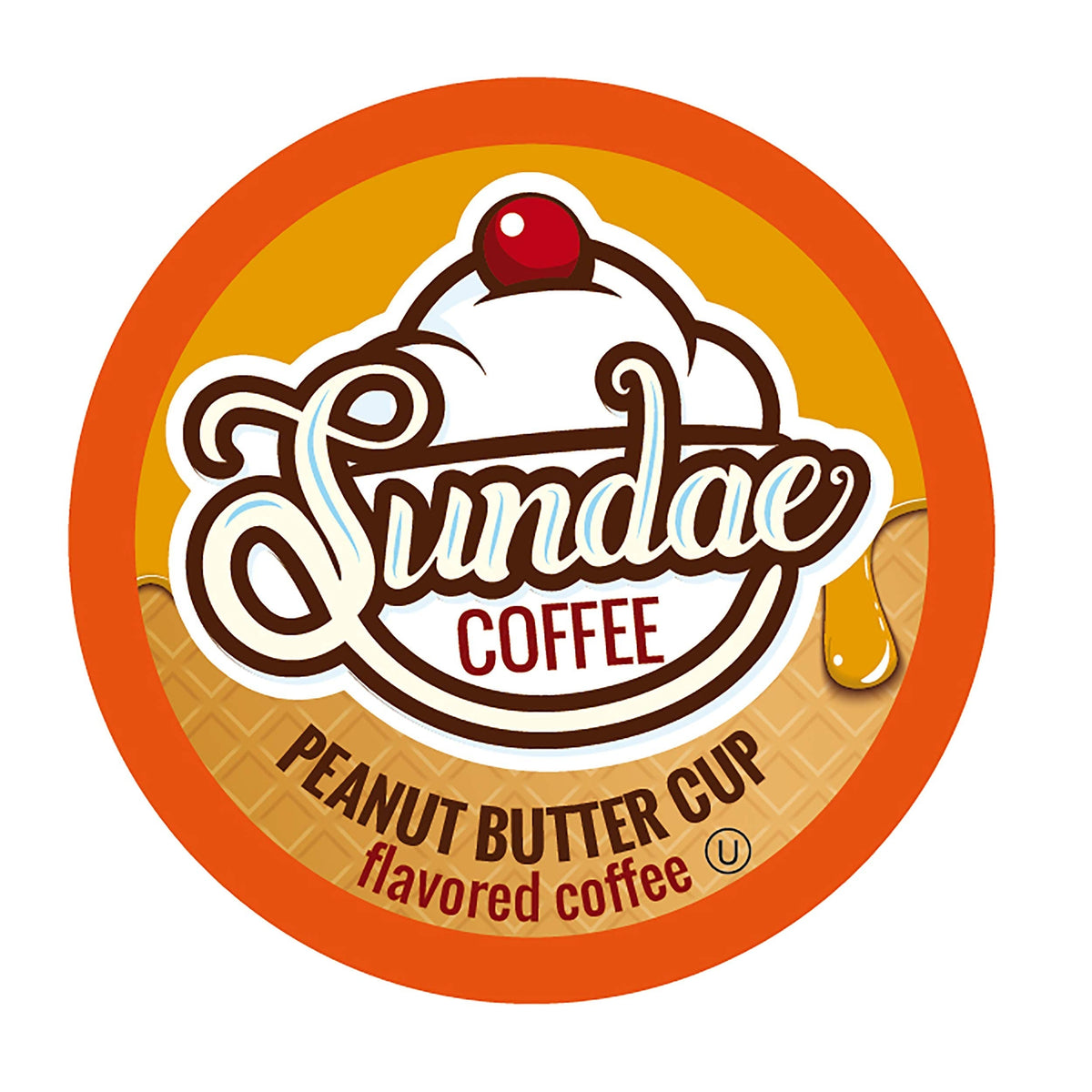 Sundae Ice Cream Flavored Coffee Pods – Peanut Butter Cup, 48 Count, Keurig 2.0 Compatible | Sundae Coffee
